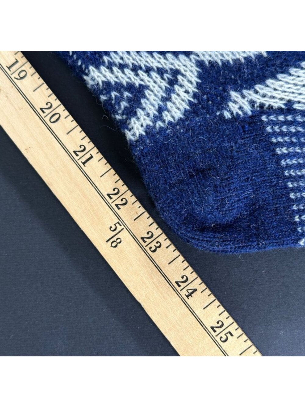 VTG 70s Deadstock ROYLON AUSTRIAN SLOUCH SOCKS Ribbed Knit Trimm Dich Sz 12 NOS - Picture 5 of 6